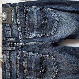 Buffalo David Bitton Dark Wash Straight Jeans